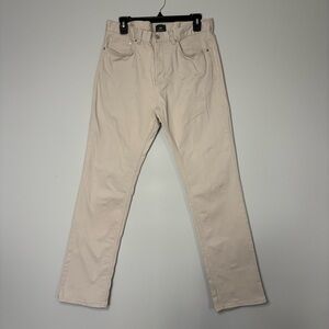Mens H&M Beige Chino Style Jeans Regular Fit Size 32x32 Business Casual